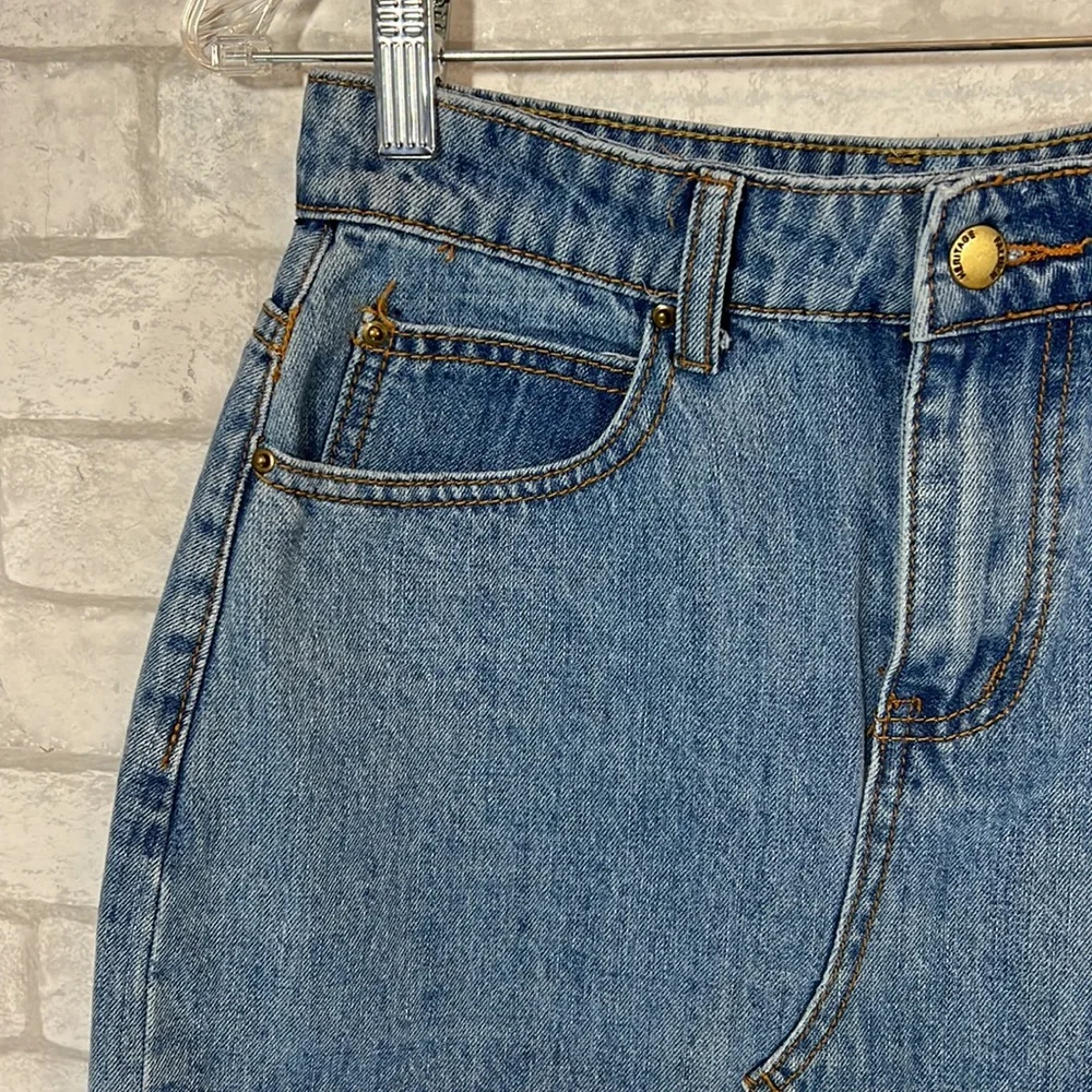Joeoy denim raw hem skirt size small